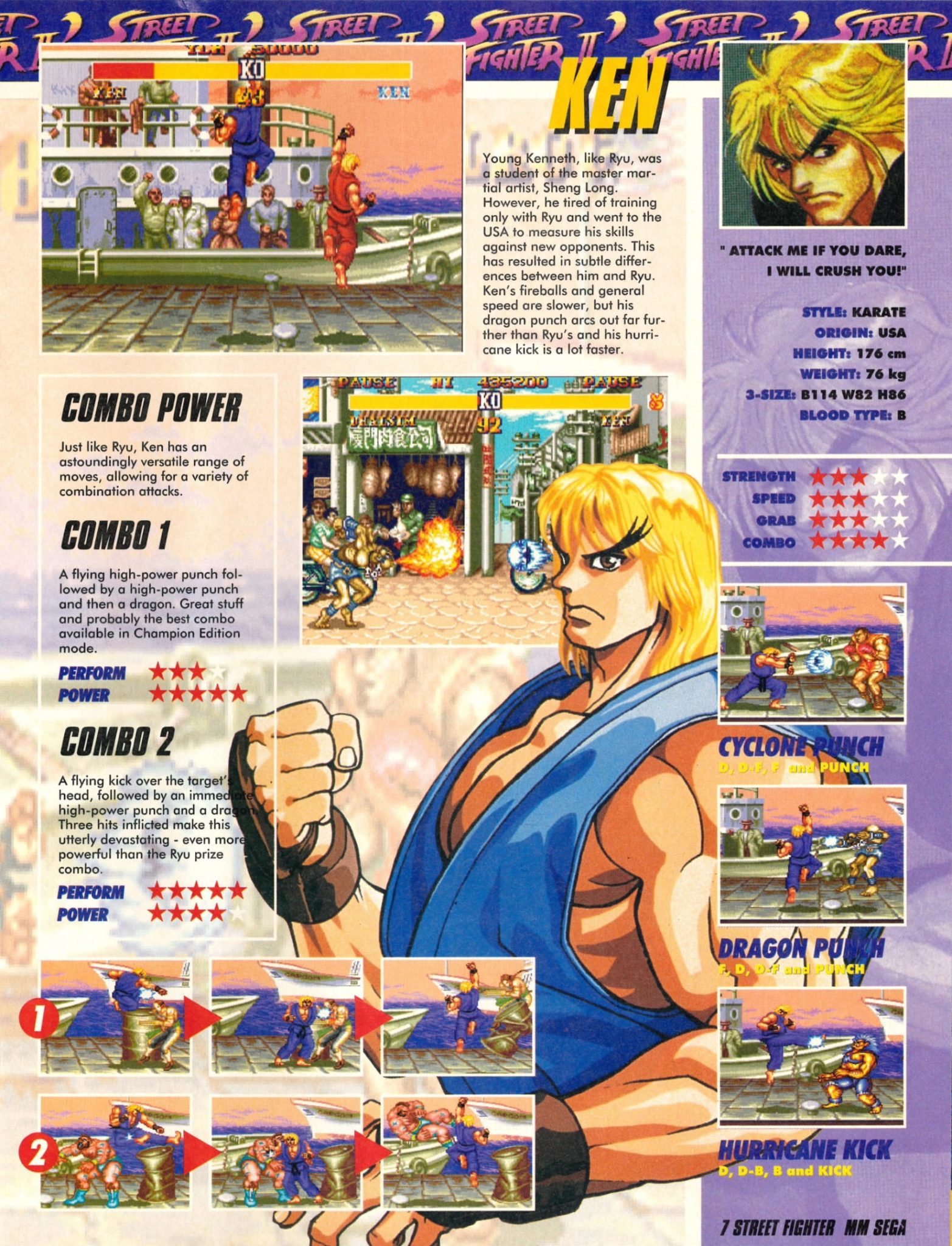 Street Fighter II' - Special Champion Edition / Sega ...
